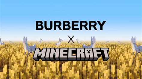 burberry minecraft collab